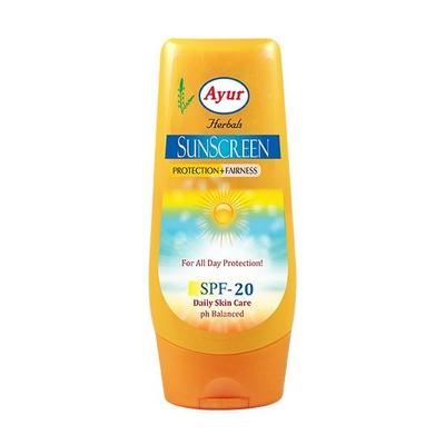 Ayur Herbal SPF 20 Sunscreen Lotion 100 ml - Face Sunscreen