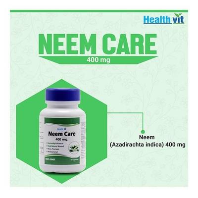 Healthvit Neem Care 400 mg Capsules 60's - Hair & Skin