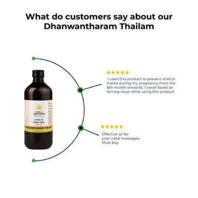 Kerala Ayurveda Dhanwantharam Thailam 450 ml - Speciality Medicines