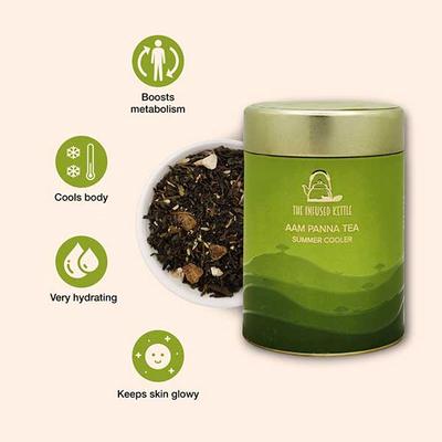 The Infused Kettle Summer Cooler Tea Leaves - Aam Panna Tea 50 gm - Teas