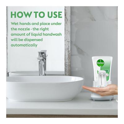Dettol No-Touch Handwash System + Dettol Aloe Vera Handwash Refill 250 ml - Hand Wash & Soaps