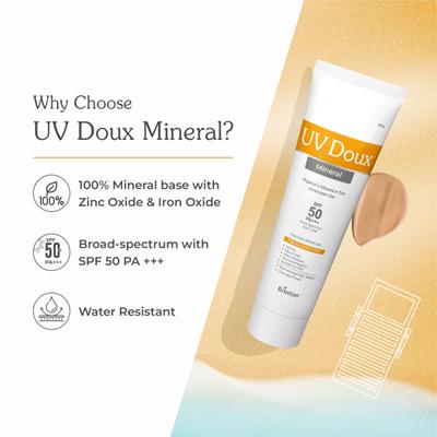 UV Doux Mineral Sunscreen SPF 50 PA +++ UVA-UVB Gel 50 g - Face Sunscreen