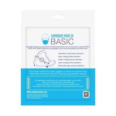 Dettol Cambridge Basic N95 Mask - Anti Virus, Reusable & Washable (Black, XL) - Face Mask
