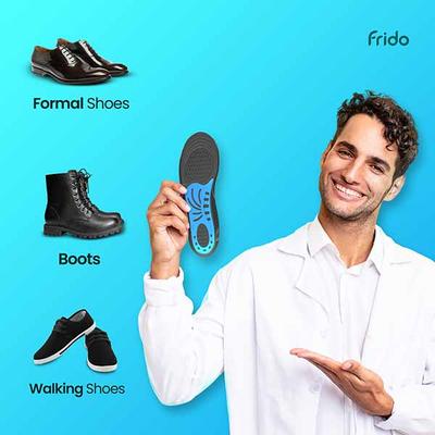 Frido Dual Gel Insoles Sizes 5-9 UK (Pack of 2's) - Knee/Ankle/Leg/Foot Supports