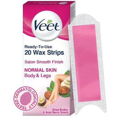 Veet Full Body Waxing Kit - Normal Skin Strips 20's - Shaving & Hair Removal