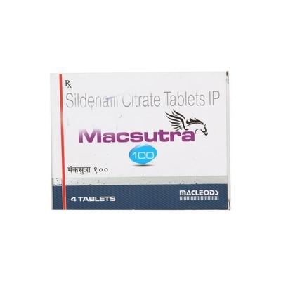 Macsutra 100mg Tablet 4'S - Impotence/Erectile Dysfunction (Ed)