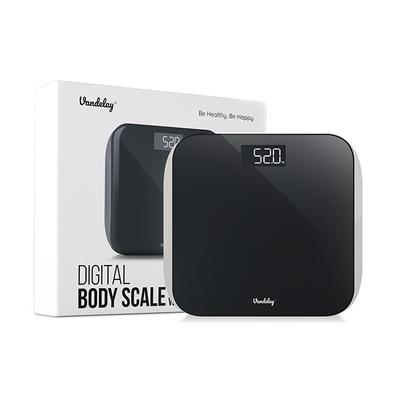 Vandelay Digital Weighing Scale - Black - Health Monitoring Devices