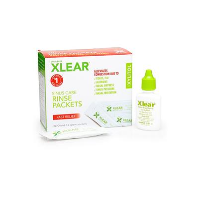 Xlear Sinus Care Rinse Packets Saline Nasal Wash with Xylitol (Pack of 20 x 6 gm) - Nasal Decongestion