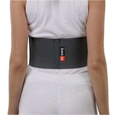 Be Safe Forever Rib Support Chest Binder - Grey (XXL) - Abdomen/Neck/Arm/Elbow Supports