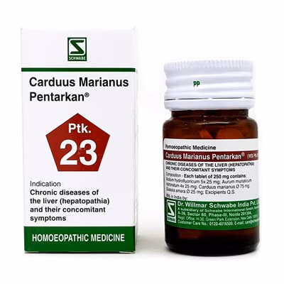 Dr. Willmar Schwabe Carduus Marianus Pentarkan Ptk 23 Tablet 20 g - Bio-Chemic