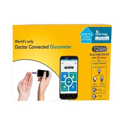 Apollo Sugar Diabetes Home Care Premium Kit - Blood Glucose Monitors/Test Strips