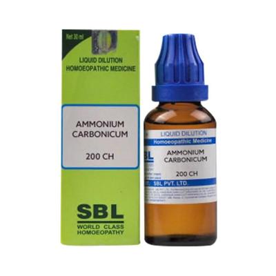 SBL Ammonium Carbonicum 200 Liquid 30 ml - Dilutions