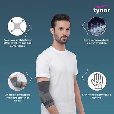 Tynor Elbow Support (S) (E 11) - Abdomen/Neck/Arm/Elbow Supports