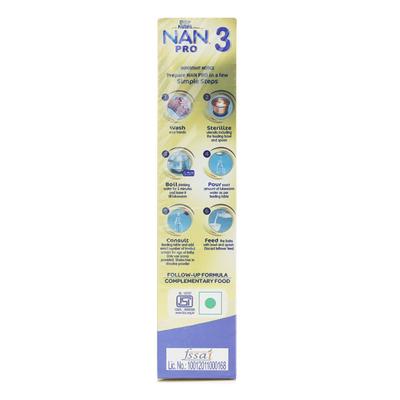 Nestle Nan Pro 3 (12 Months+) Powder 400 gm (Refill Pack) - Baby And Infant Supplements