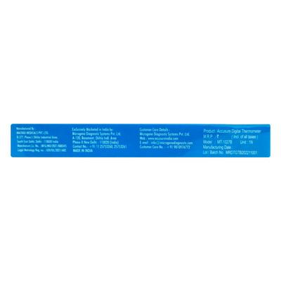 AccuSure Digital Thermometer (MT-1027B) 1's - Thermometer & Oximeter