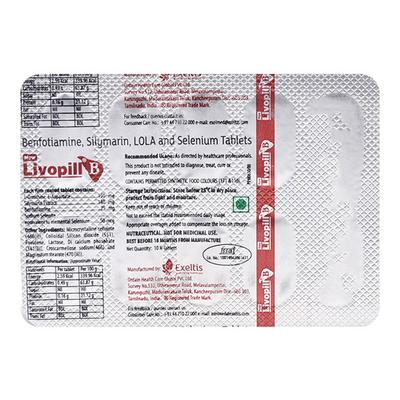 Livopill B Tablet 10'S - Liver Disease