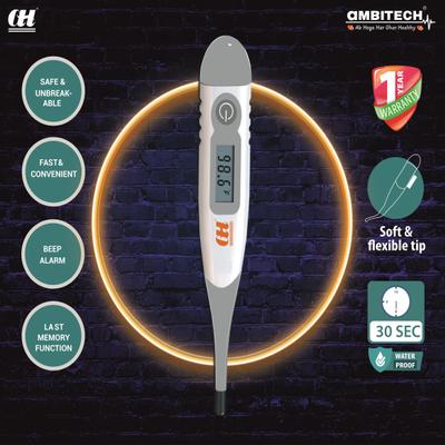 AmbiTech Soft & Flexible Digital Thermometer 1's - Thermometer & Oximeter