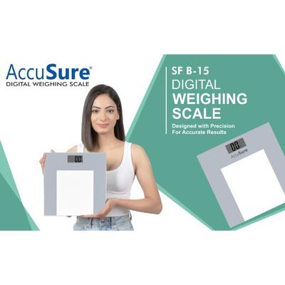 AccuSure Digital Weight Scale Glass - Health Monitoring Devices