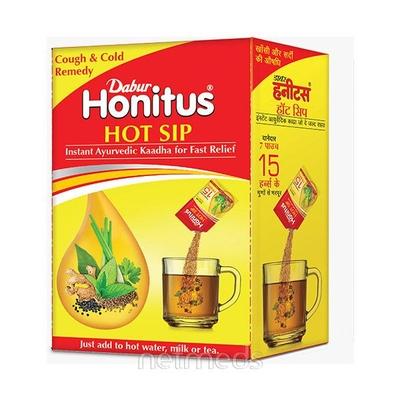 Dabur Honitus Hot Sip Granules (Pack of 7 x 4 gm) - Cough & Cold (Ayush)