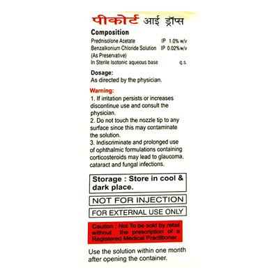 PCORT 1% EYE DROPS 5ML - Eye conditions-Eye