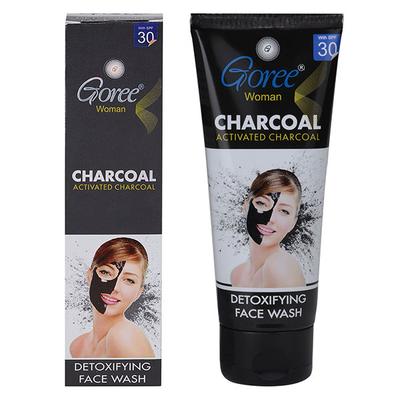 Goree Charcoal Activated Detoxifying Face Wash - Woman 100 ml - Face Washes