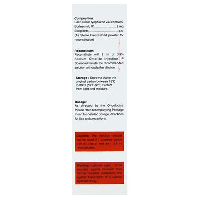 BORTERO 2mg Injection 1's - Cancer Oncology-Tar
