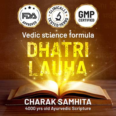 Gynoveda Iron & Folic Dhatri Lauha Tablet 60's - Speciality Medicines