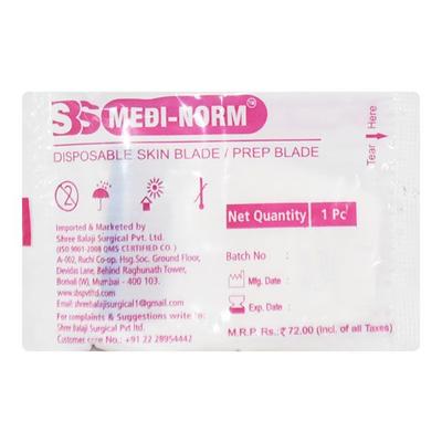 SS Medi-Norm Disposable Skin Blade 1's - Surgical Instruments