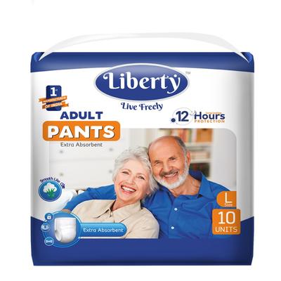 Liberty Premium Adult Diaper Pants (L) 10's - Adult Diapers & Pads
