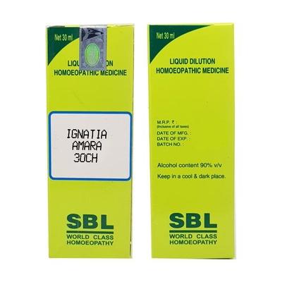 SBL Ignatia Amara 30 Liquid 30 ml - Dilutions