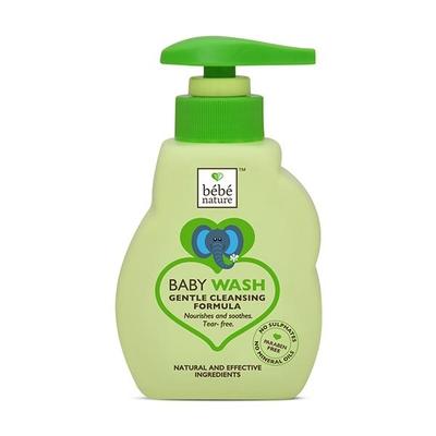 Bebe Nature Natural Baby Wash Gentle Cleansing Formula 260 ml - Baby Body Wash