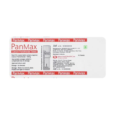 PANMAX Tablet 10's - Supplements-Ent