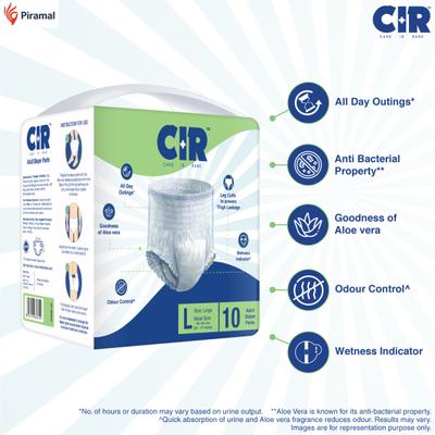 CIR Adult Diapers - Pants (L) 10's - Adult Diapers & Pads