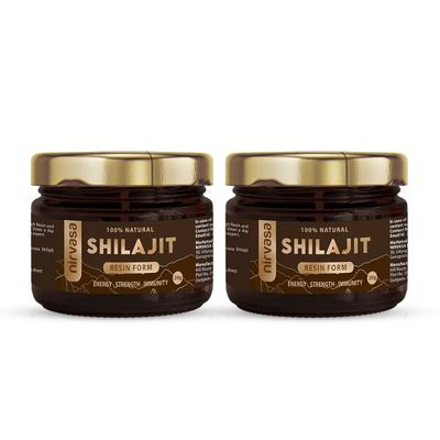 Nirvasa Shilajit Resin (Pack of 2 x 20 gm) 1's - Sexual Care