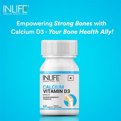 INLIFE Calcium Vitamin D3 Tablets 60's - Multi-Vitamins