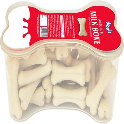 Drools Absolute Milk Bone Jar, Dog Treats - NEW 20's - Petfood