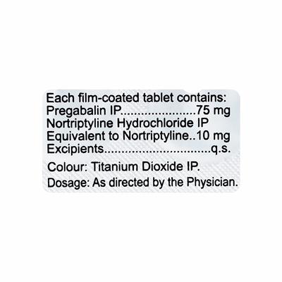 TRINERVE NT Tablet 10's - Neuropathic Pain-Dru