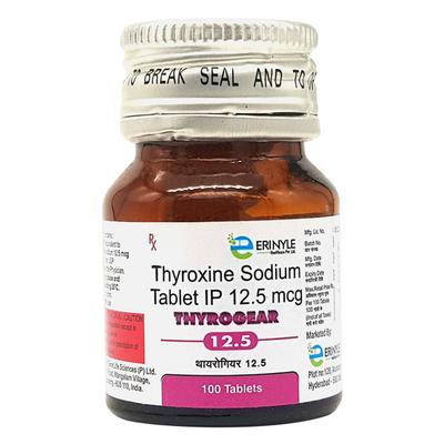 THYROGEAR 12.5mcg Tablet 100's - Hypothyroidism