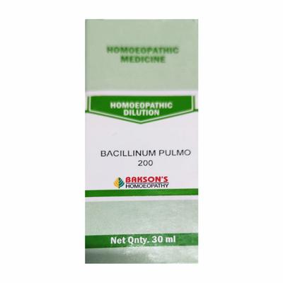 Bakson's Bacillinum Dilution 200 30 ml - Dilutions