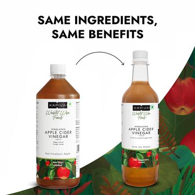 Kapiva Himalayan Apple Cider Vinegar 500 ml - Ayurvedic Juices