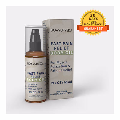 Bioayurveda Fast Pain Relief Body Oil 60 ml - Massage Oils