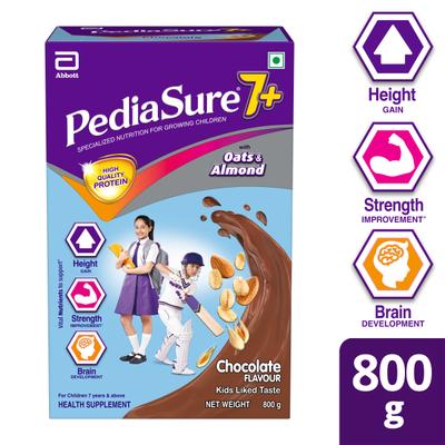 Pediasure 7Plus Health Drink Powder - Chocolate Flavour (Refill Box) 800 gm - Kids Nutrition