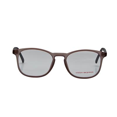 Vision Express 29496 Grey Round Eyeglasses (Including Anti-Reflective Coating Lens) 1's - Wearables Eye Glasses