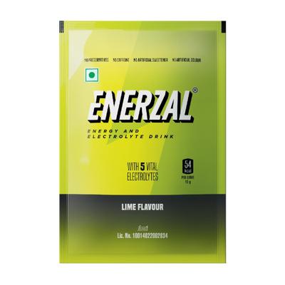 Enerzal Energy and Electrolyte Powder - Lime 100 g - Energy Drinks
