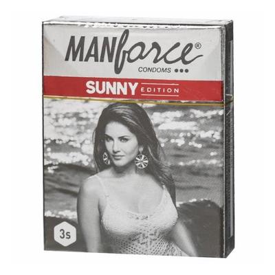 Manforce Condoms Sunny Edition 3's - Plain/Flavoured Condoms