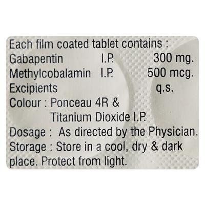 GABACHECK M Tablet 10's - Neuropathic Pain-Dru