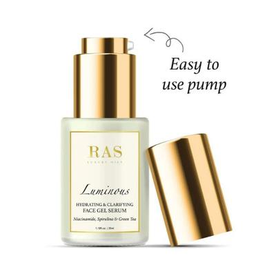 Ras Luxury Skincare Luminous Hydrating & Skin Clearing Face Gel Serum 35ml - Face Serum