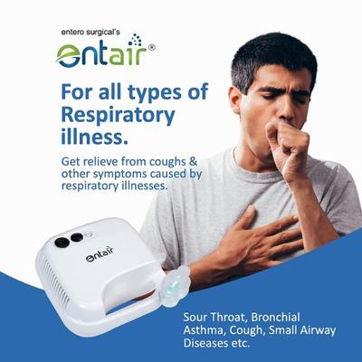Entair Premium O2 Low Noise Compressor Nebulizer - White 1's - Nebulizer & Vaporizer