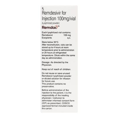 REMDAC Injection 1's - Viral infections-Ant