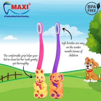 MAXI Bingo Junior Toothbrush - Soft 6's - Baby Oral Care